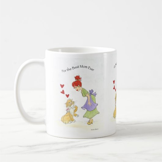 Beste moeder ooit met kat koffiemok (Links)