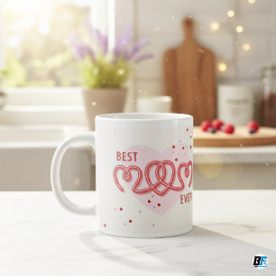 Beste Moeder Ooit Met Modern Foto Moederdag Cadeau Grote Koffiekop