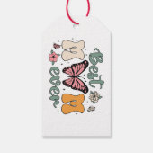 Beste moeder ooit met vlinder cadeaulabel (Achterkant)