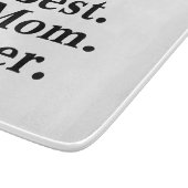 Beste Moeder ooit Minimale typografie Snijplank (Hoek)