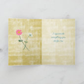 Beste Moeder Ooit – Modern Bloemig Abstract met Va Kaart (Binnen)