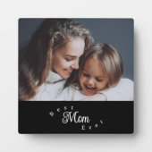 Beste Moeder Ooit Modern Eenvoudig Fotoplaat (Voorkant)