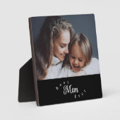 Beste Moeder Ooit Modern Eenvoudig Fotoplaat (Voorkant)
