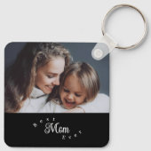 Beste Moeder Ooit Modern Eenvoudig Sleutelhanger (Achterkant)