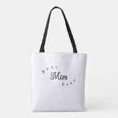 Beste Moeder Ooit Modern Eenvoudig Tote Bag (Achterkant)