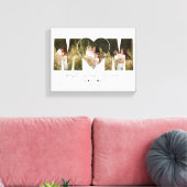 Beste moeder ooit modern fotocollage cadeau voor m canvas afdruk (Insitu (Woonkamer))