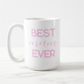 Beste moeder ooit modern script Moederdag cadeau Koffiemok (Links)