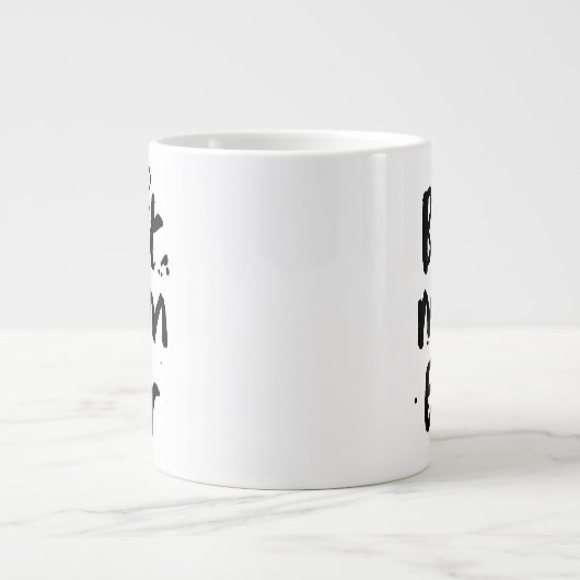 Beste moeder ooit Modern Simple Moederdag Grote Koffiekop (Voorkant)