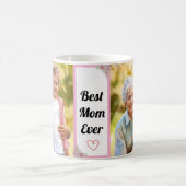 Beste moeder ooit moderne aangepaste foto met teks koffiemok (Center)