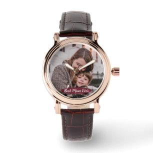 Beste Moeder Ooit Moderne Aangepaste Foto Tekst Mo Horloge