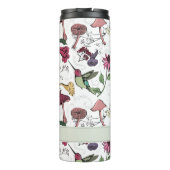 Beste moeder ooit Moderne bloem Hummingbird Thermosbeker (Achterkant)