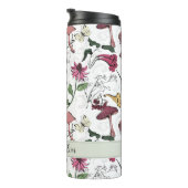 Beste moeder ooit Moderne bloem Hummingbird Thermosbeker (Geroteerd rechts)