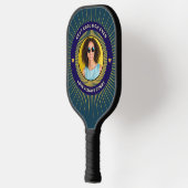 Beste moeder ooit moderne elegante personaliseren pickleball paddle (Links)