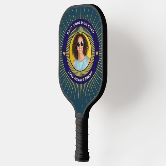 Beste moeder ooit moderne elegante personaliseren pickleball paddle (Links)