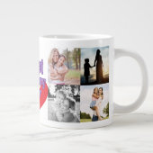 Beste moeder ooit moderne foto moederdag cadeau grote koffiekop (Rechts)