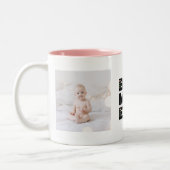 Beste moeder ooit moderne foto-Moederdag Mok (Links)