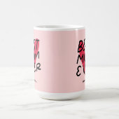 Beste moeder ooit moderne handlettering Moederdag Koffiemok (Center)