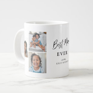 Beste moeder ooit Moderne multi‑foto aandenken Reu Grote Koffiekop