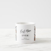 Beste moeder ooit Moderne multi‑foto herinnering O Espresso Kop (Voorkant)