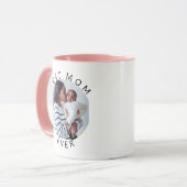 Beste Moeder Ooit Moderne Ronde Foto Aangepaste Fo Mok (Voorkant links)