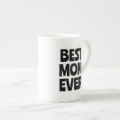 Beste Moeder Ooit Moderne Typografie Moederdag Cad Porselein Kop (Voorkant rechts)