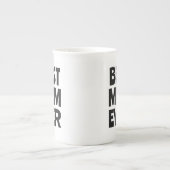 Beste Moeder Ooit Moderne Typografie Moederdag Cad Porselein Kop (Voorkant)