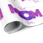 Beste Moeder ooit Moderne Typografie | MOEDERDAG Cadeaupapier (Rol Hoek)