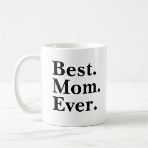 Beste Moeder Ooit Moderne Zwarte Typografie Koffiemok