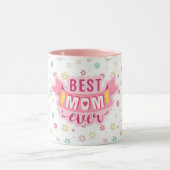 Beste moeder ooit moeder cadeau Flora Mok (Midden)