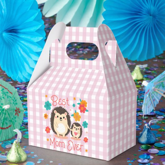 Beste moeder ooit moeder en Baby egel Bedankdoosjes (Feest)