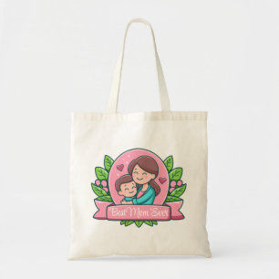 Beste moeder ooit, moeder en kind, Custom Tote Bag