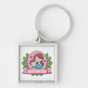 Beste Moeder Ooit, Moeder En Kind, Op Maat Gemaakt Sleutelhanger