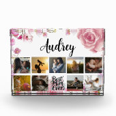 Beste Moeder ooit Moeder Fotocollage Keepsake Fotoblokken (Voorkant)