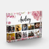 Beste Moeder ooit Moeder Fotocollage Keepsake Fotoblokken (Links)