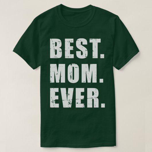 Beste moeder ooit moederdag 1 t-shirt (Design voorkant)