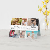 Beste moeder ooit | Moederdag 6-foto collage Kaart (Gele Bloem)