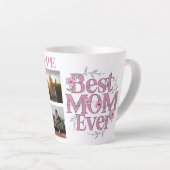 Beste Moeder Ooit Moederdag Aandenken  Latte Mok (Rechterhoek)