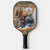 Beste moeder ooit Moederdag aangepaste foto Pickleball Paddle (Voorkant)