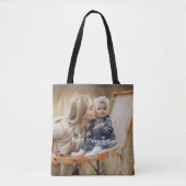 Beste moeder ooit Moederdag aangepaste foto Tote Bag (Voorkant)
