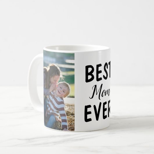 Beste moeder ooit, Moederdag aangepaste fotomok, k Koffiemok (Voorkant links)