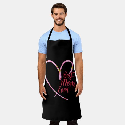 beste moeder ooit moederdag All-Over Print Schort (Gedragen)