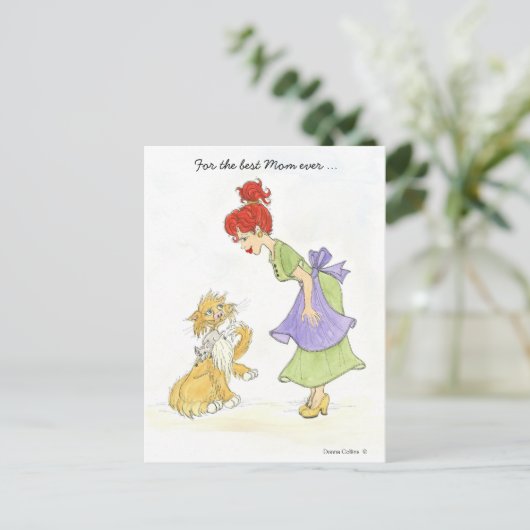 Beste moeder ooit Moederdag Briefkaart (Staand voorkant)