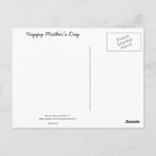 Beste moeder ooit Moederdag Briefkaart (Achterkant)