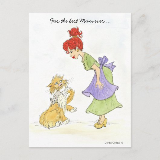 Beste moeder ooit Moederdag Briefkaart (Voorkant)