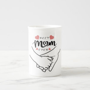 Beste moeder ooit, Moederdag, Cadeau voor moeder Porselein Kop