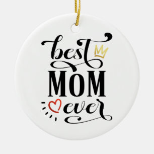 Beste Moeder Ooit Moederdag Citaat Ornament