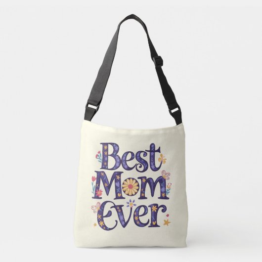 Beste Moeder Ooit Moederdag Crossbody Tas (Voorkant)