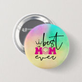 Beste moeder ooit Moederdag Design-63344 Ronde Button 5,7 Cm (Voorkant /achterkant)