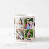 Beste moeder ooit Moederdag foto Blush Pink Koffiemok (Center)