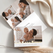 Beste moeder ooit Moederdag Foto Folie Wenskaart